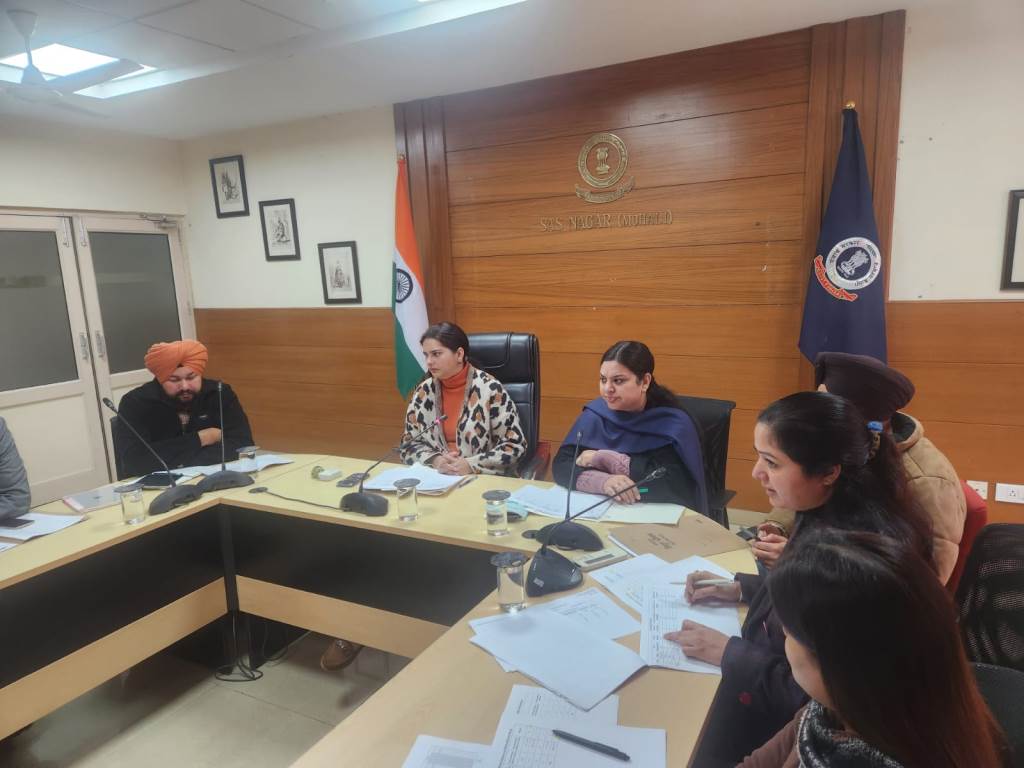 Review meeting regarding the works of Rural Development and Panchayat Department